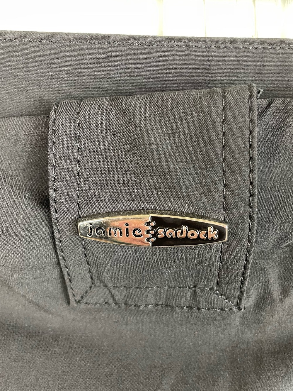 Jamie Sadock Airwear Golf Skort Size 12 Black with Silver Trims #81330 Skirt - Picture 7 of 9